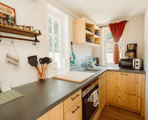 Tiny Ferienhaus Harry´s Cottage - Ansicht: Küche