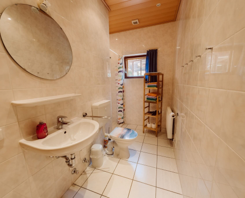 Ferienwohnung Schafstall - Ansicht: Badezimmer